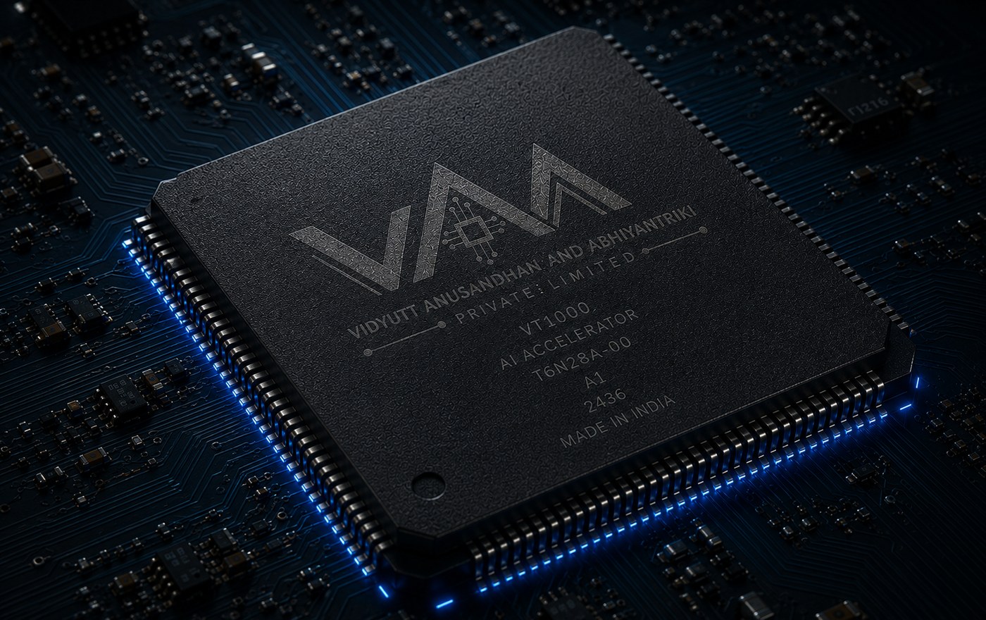 VIDYUTT quantum processor on a circuit board